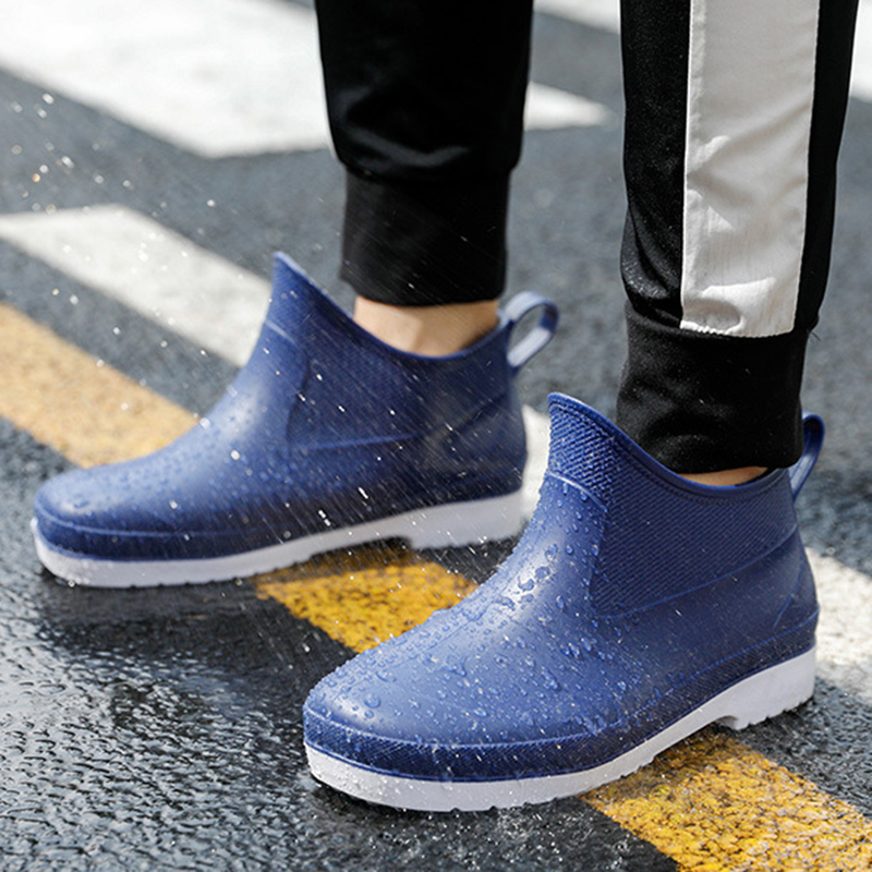 Fishing Boots - Spring Unisex Rubber Rain Boot Ankle