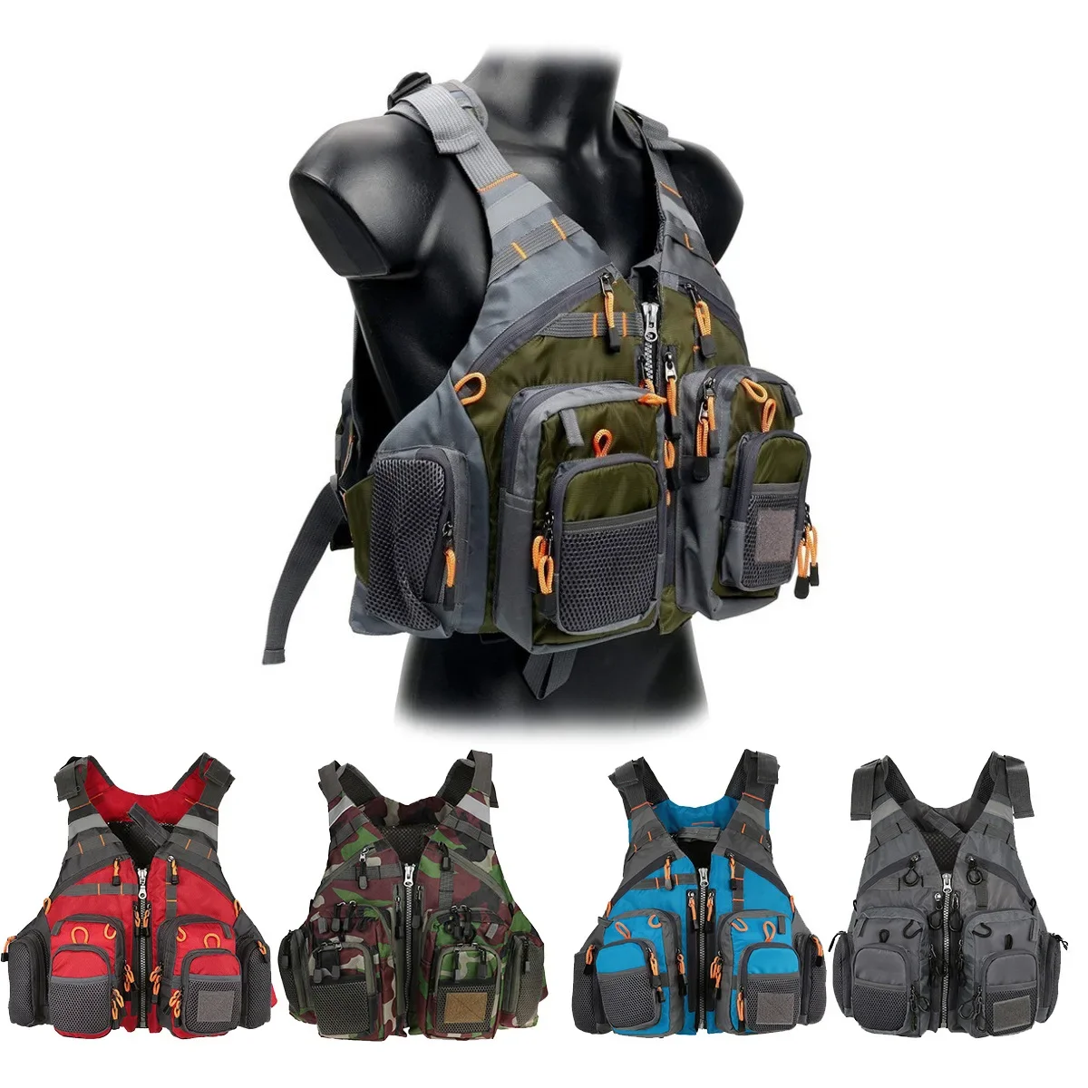 Adjustable Fishing Vest Breath - Fishing Jacket Waterproof review and price