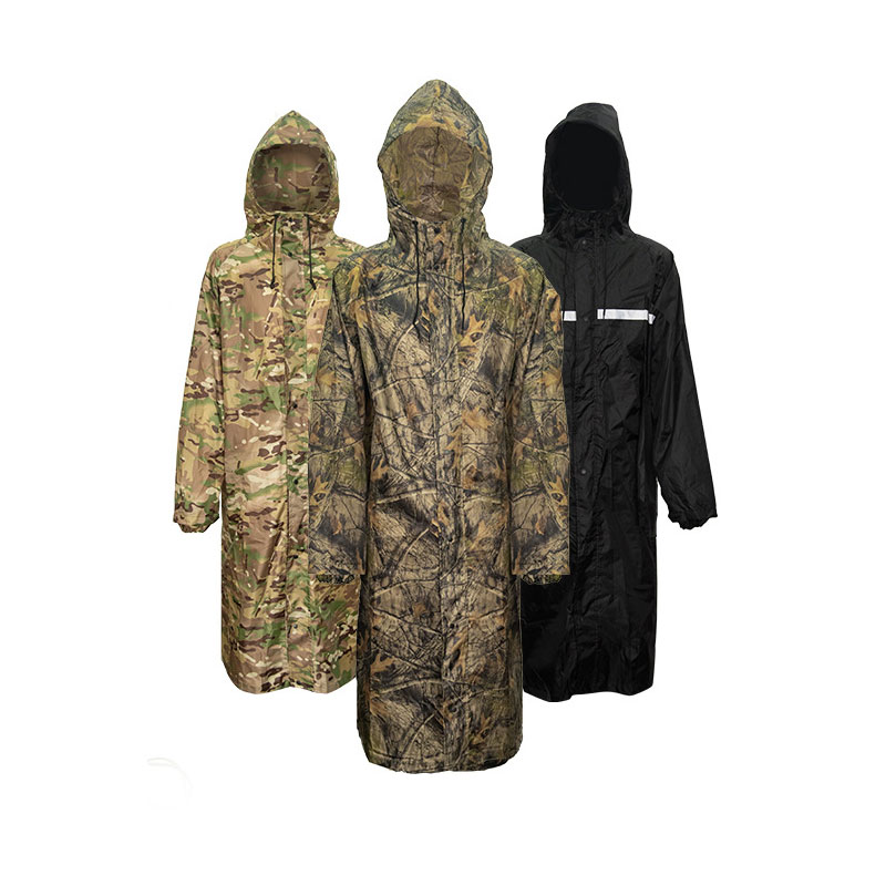 Camouflage Long Raincoat for M - Fishing Rain Suit review and price