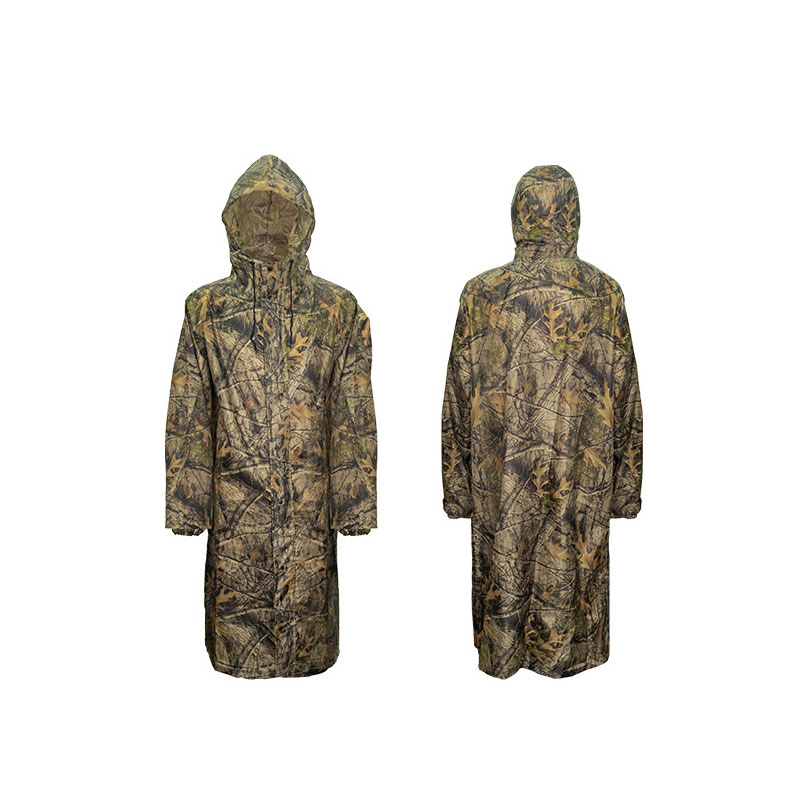 Camouflage Long Raincoat for M - Fishing Rain Suit review and price