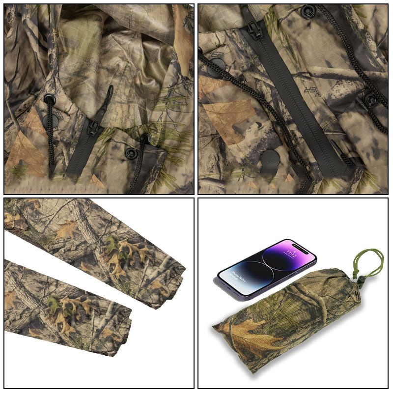 Camouflage Long Raincoat for M - Fishing Rain Suit review and price