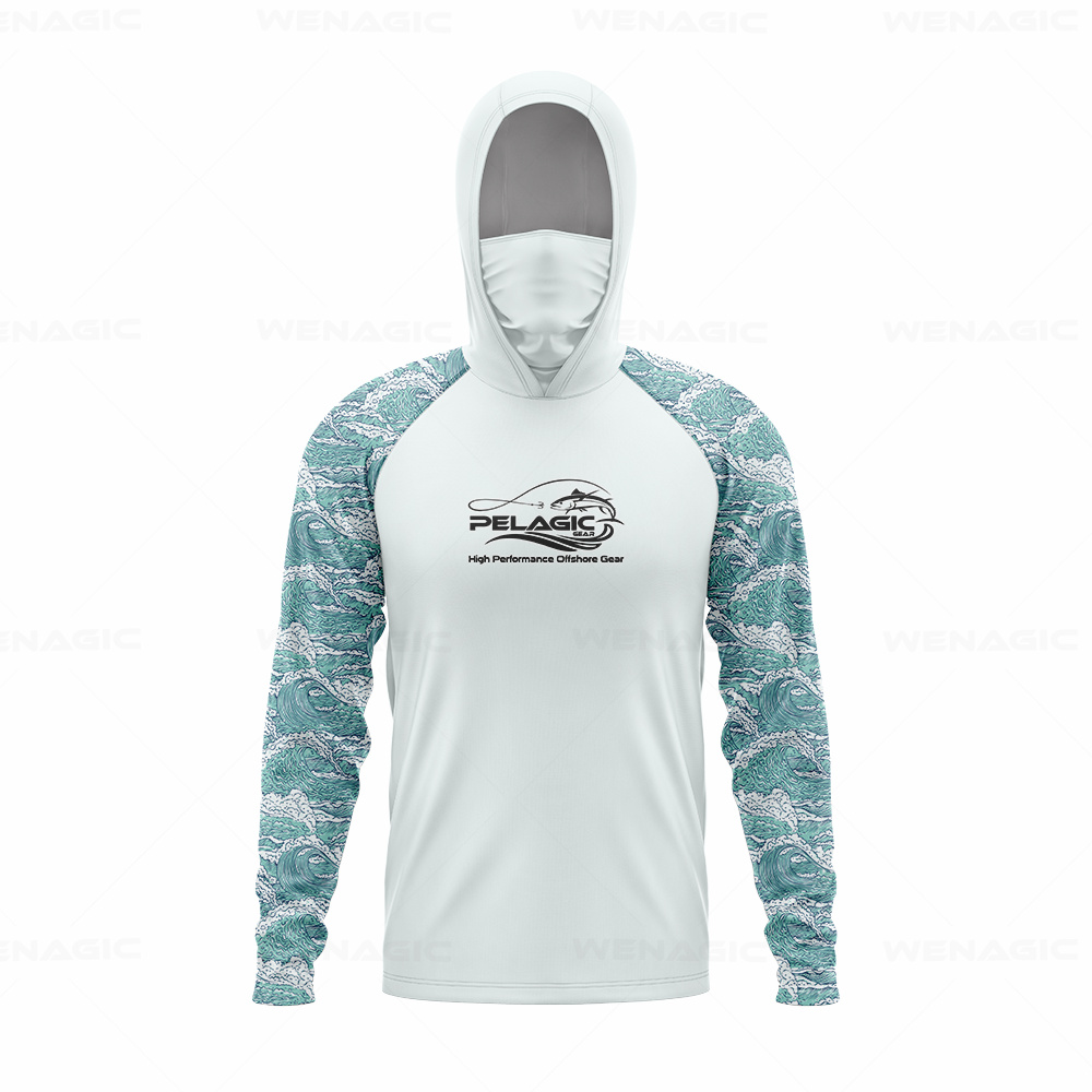 pelagic gear Men Hood Fishing  - Fishing Shirt Uv Protection review and price