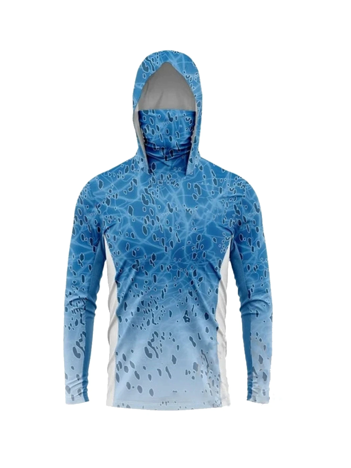 Men Long Sleeve Fishing Hoodie - Fishing Shirt Uv Protection review and price