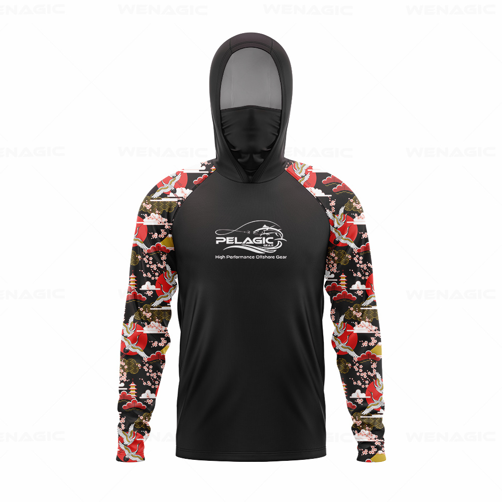 pelagic gear Men Hood Fishing  - Fishing Shirt Uv Protection review and price