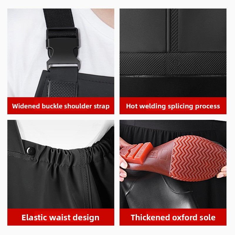 PVC Chest Waders with Boots Wa - Fishing Pants Waterproof review and price