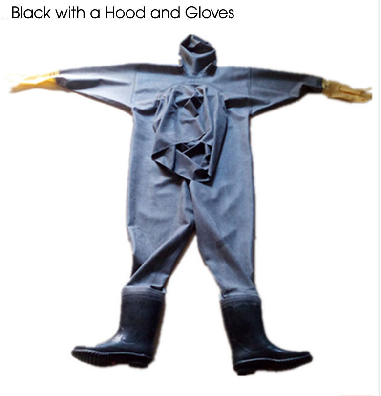 1mm Men Women Rubber Wader Sui - Fishing Rain Suit review and price