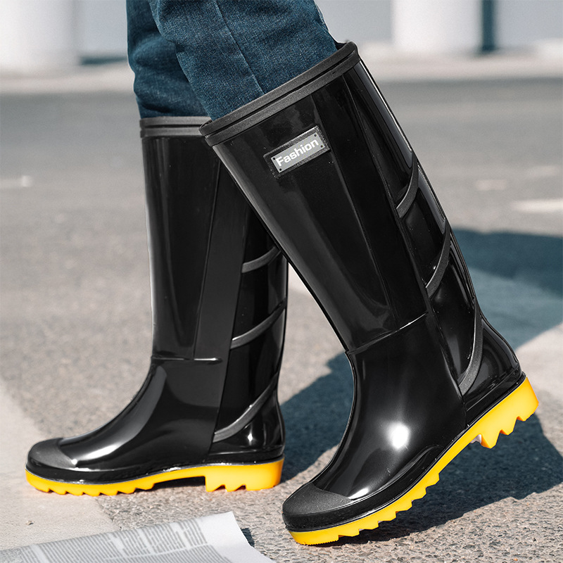 Men Fashion Long Tube Rain Boo - Fishing Boots review and price