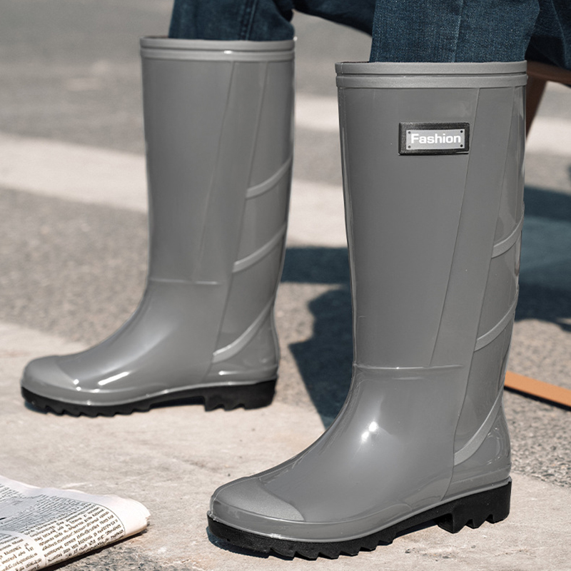Men Fashion Long Tube Rain Boo - Fishing Boots review and price