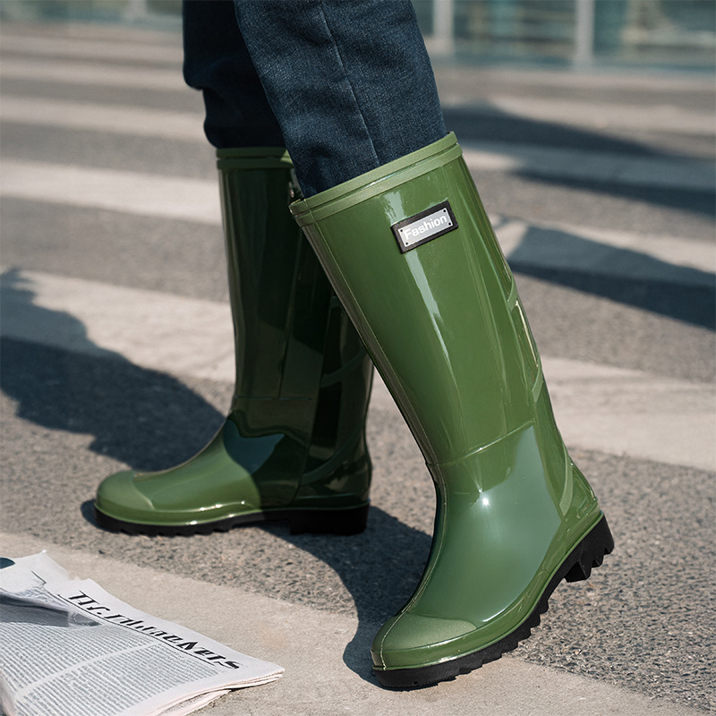 Men Fashion Long Tube Rain Boo - Fishing Boots review and price