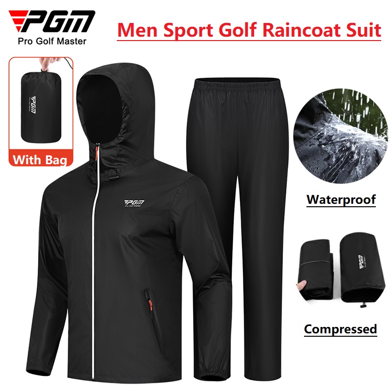 Pgm Men Golf Raincoat Rain Pan - Fishing Rain Suit review and price